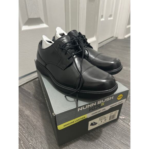 Nunn Bush Other - Nunn Bush Men's Melvin Street Cap Toe Oxford with Kore Slip‎ Resistant sz 8 WIDE